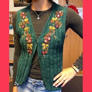 Vintage Knitted Sweater Vest